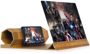 Foldable Phone Stand with Screen Amplifier