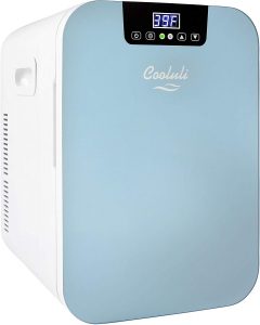 Cooluli Concord 20-liter Compact Cooler/Warmer Mini Fridge/Wine Cooler with Digital Thermostat + Dual-Core Cooling for Cars