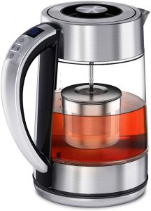 Electric Tea Kettle, FEBOTE 2 in 1