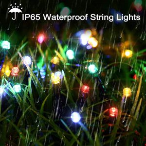 72ft 200 LED 8 Modes Solar-powered String Lights Waterproof