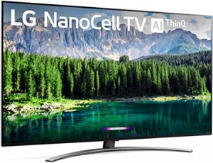 LG 55SM8600PUA Nano 8 Series 55" 4K Ultra HD Smart LED NanoCell TV (2021), Black