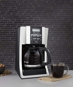 Programmable Electric Coffee Maker for 12 Cups of Coffee