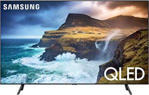 Samsung QN55Q70RAFXZA Flat 55-Inch QLED 4K Q70 Series Ultra HD Smart TV with HDR and Alexa Compatibility (2021 Model)