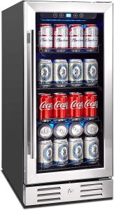 Kalamera 15" Beverage Cooler 96 can Built-in