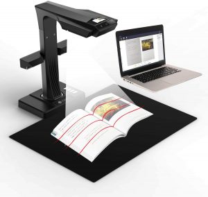 CZUR ET16 Plus doc cam is best for scanning book page and other documents, then transfer into your computer directly.