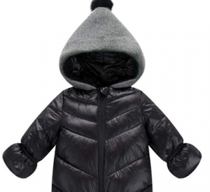 Genda 2Archer Unisex Baby Hooded Puffer Jacket Jumpsuit Winter Snowsuit Coat Romper