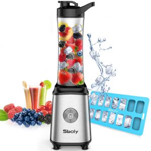Sboly Smoothie Fruit Blender is designed for making fruit shake for a single person at once.