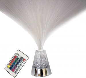 Weiduka/® Multicolor Fiber Optic Light Colourful Changing Lamp With Color-Changing Crystals