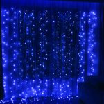 Twinkle Star 300 LED Window Curtain String Light for Christmas Wedding