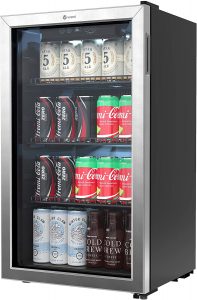 Vremi 120 Can Beverage Refrigerator - 3.2 Cubic Foot Capacity