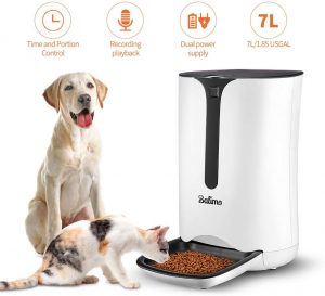 7L/1.85USGAL,Balimo Automatic Smart Pet Feeder for Cat and Dog,Food Dispenser