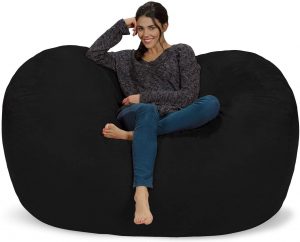 Chill Sack Bean Bag Chair: Huge 6' Memory Foam Furniture Bag and Large Lounger