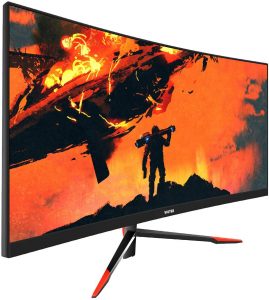 VIOTEK GNV30CB 30-Inch Curved Gaming Monitor | 144Hz, 2560 x 1080P, 21:9 Ultra-Wide