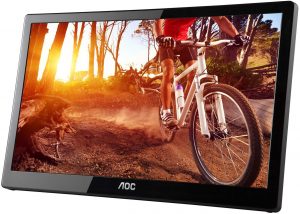 AOC e1659Fwu 15.6-Inch Ultra Slim 1366x768 Res 200 cd/m2 Brightness