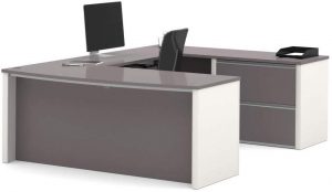 BESTAR Connexion U-Shaped Workstation with Two Drawers