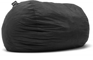 Big Joe Lenox Fuf Foam Filled Bean Bag, Extra Extra Large, Black