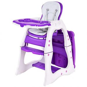 costzon wooden high chair