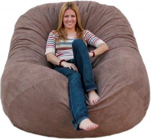 Cozy Sack 6-Feet Bean Bag Chair, Large, Earth