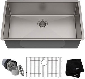 Kraus pro 32-inch Under Mount Single Bowl Kitchen Sink