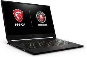 MSI GS65 is a think but powerful laptop designed for both professional work and gaming activity.