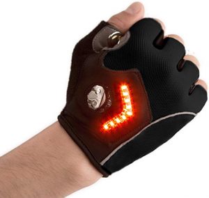 Zackees light signal gloves are best for biker, skater and pedestrians.