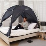 BESTEN Floorless Indoor Privacy Tent on Bed for Warm and Cozy Sleep Inside Drafty Room