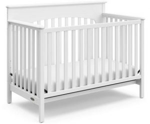 graco freeport convertible crib white