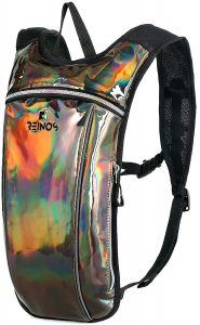 Hydration Backpack - Light Water Pack - 2L Water Bladder Included for Running, Hiking, Biking, Festivals, Raves