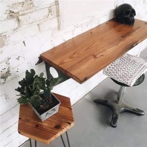 Industrial Rustic Wall-mounted Table, Dining Table Desk