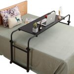 Overbed Table with Wheels Overbed Desk Over Bed Desk King Queen Bed