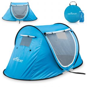 Pop Up Tent - Automatic Instant Tent | Portable Cabana Beach Tent | Fits 2 People