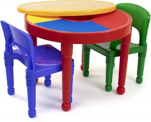kids round activity table