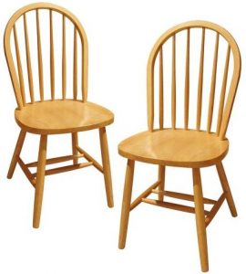 Winsome Wood Windsor Seating | Natural Wooden Chair for Dining