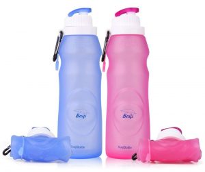 Baiji collapsible water bottle for sport, gym and travl.