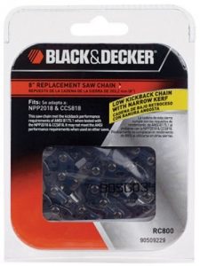 BLACK+DECKER RC800 8-Inch Saw Chain for CCS818 and NPP2018