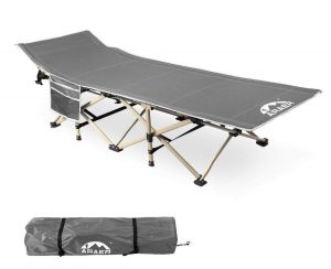 Camping Cot 450LBS (Max Load) | Portable Foldable Outdoor Bed with Carry Bag for Adults Kids | Heavy Duty Cot for Traveling Gear Supplier