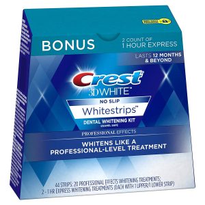crest 3d white luxe professional effects whitestrips teeth whitening kit