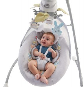 Fisher-Price Sweet Snugapuppy Dreams Cradle 'n Swing is a a portable baby swing which can be used as either an indoor baby swing or outdoor baby swing as you wish.