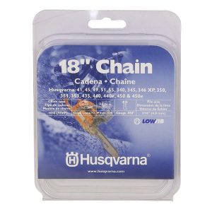 Husqvarna chainsaw chain 18-Inch .050 gauge .325 pitch low kickback low-vibration