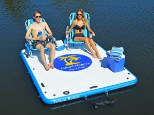 Island Hopper Island Buddy Inflatable Swimming Water Platform