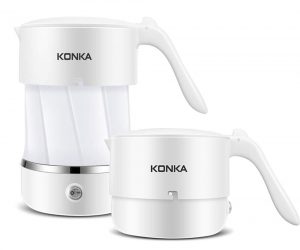 Konika is a Portable and Collapsible Electric Kettle for flexible use