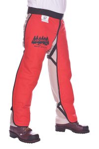 LABONVILLE Premium Chainsaw Chaps - Overall Length 36" - Made in USA - Orange