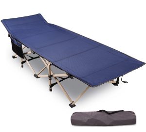 REDCAMP Folding Camping Cots for Adults Heavy Duty | 28" - 33" Extra Wide Sturdy Portable Sleeping Cot for Camper