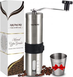 handground precision manual coffee grinder