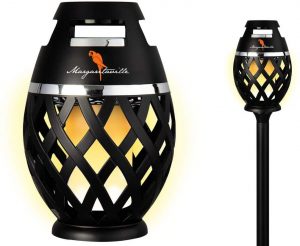Outdoor Tiki Torch Bluetooth Light-Up Speaker- No Flame LED Lanterns / Lamp