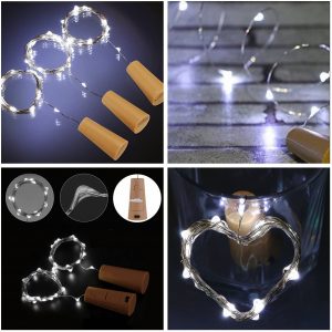 wine bottle lights diy