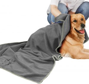 Microfiber Dog Drying Towel for Small, Medium, Large Dogs and Cats