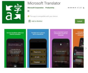 Microsoft Translation App for Android and iOS