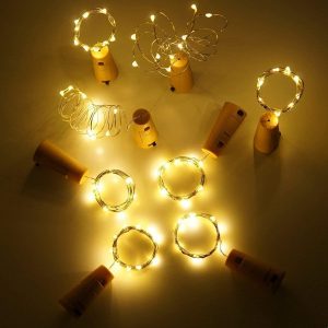 wine bottle lights primitives by kathy