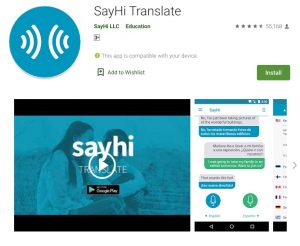 SayHi Translate Apps